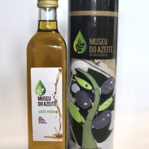 Tubo com garrafa de vidro de azeite virgem - 500ML